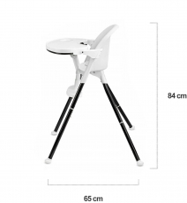 Стільчик для годування 2 в 1 Kinderkraft Pini White